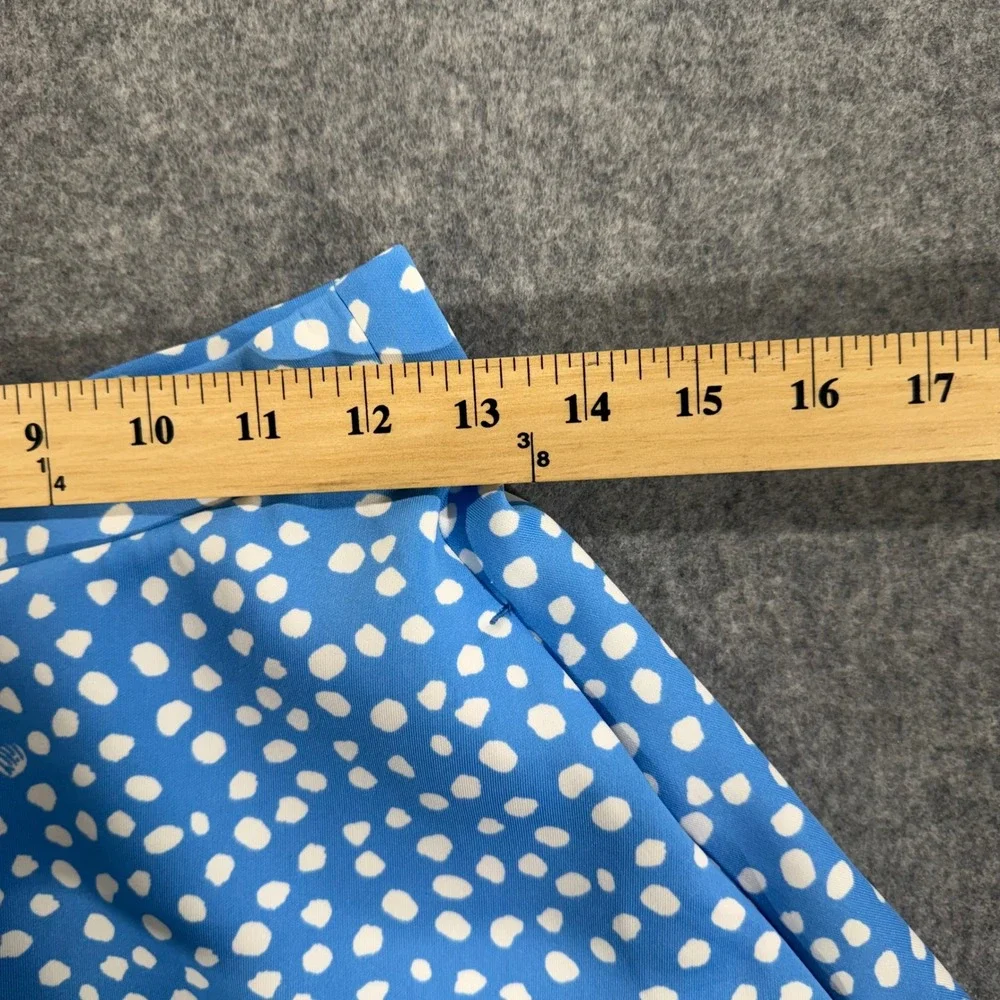 Lilly Pulitzer Blue White Polka Dot Skort Womens Medium Active Golf Tennis Skirt